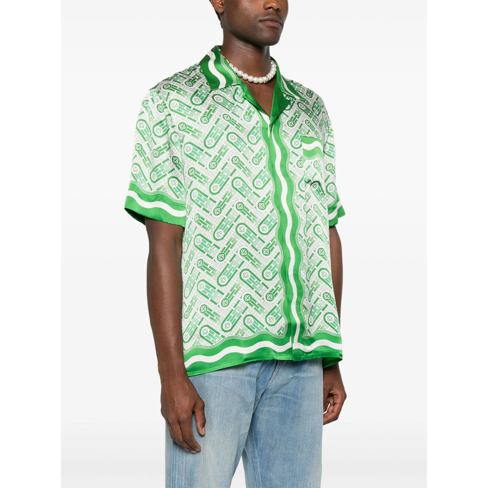 Casablanca Green Shirts Men - 5