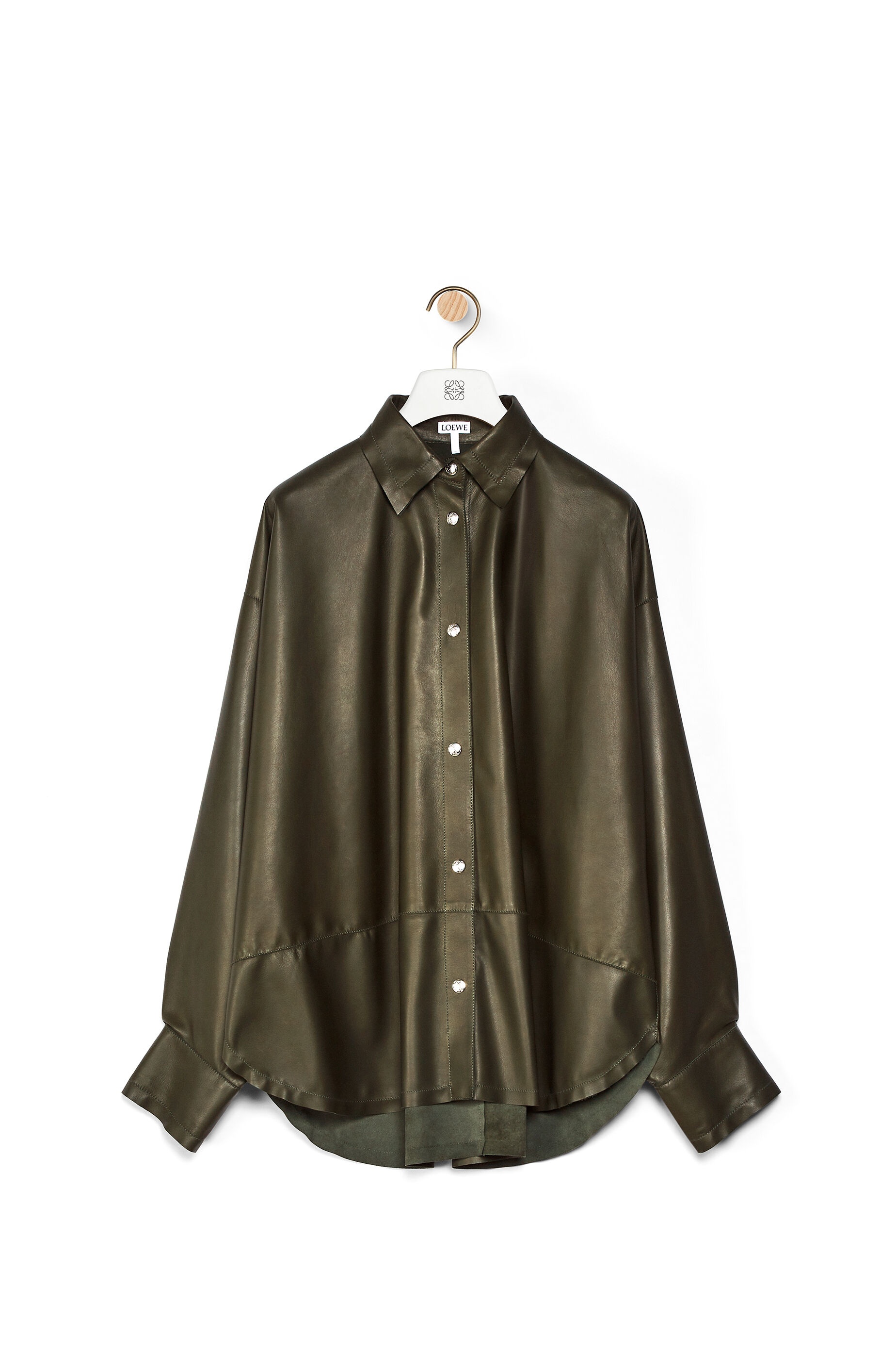 Oversize shirt in nappa - 1