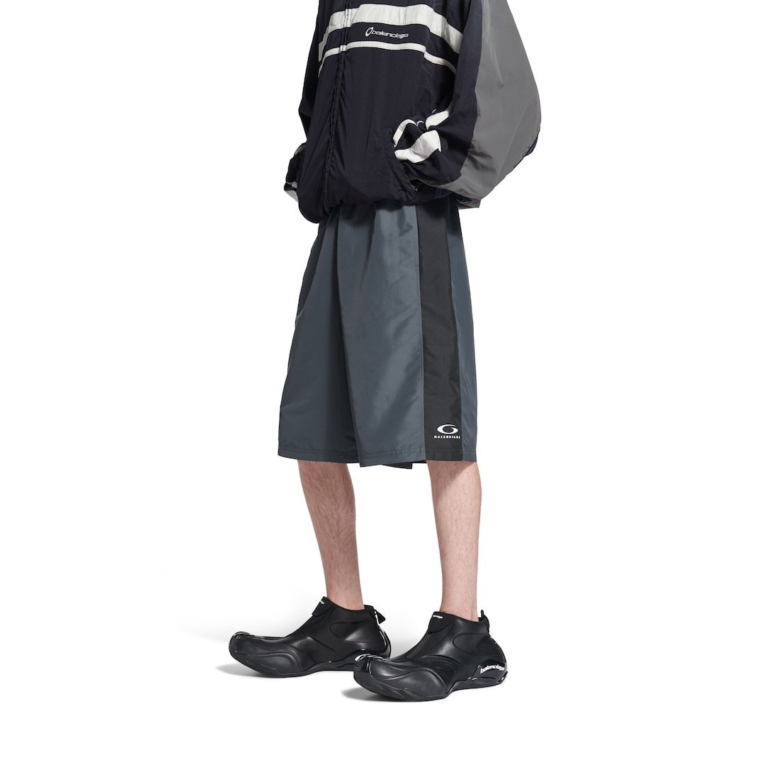 Men's Loop Sports Icon Basketball Swim Shorts in Anthracite/black - 2