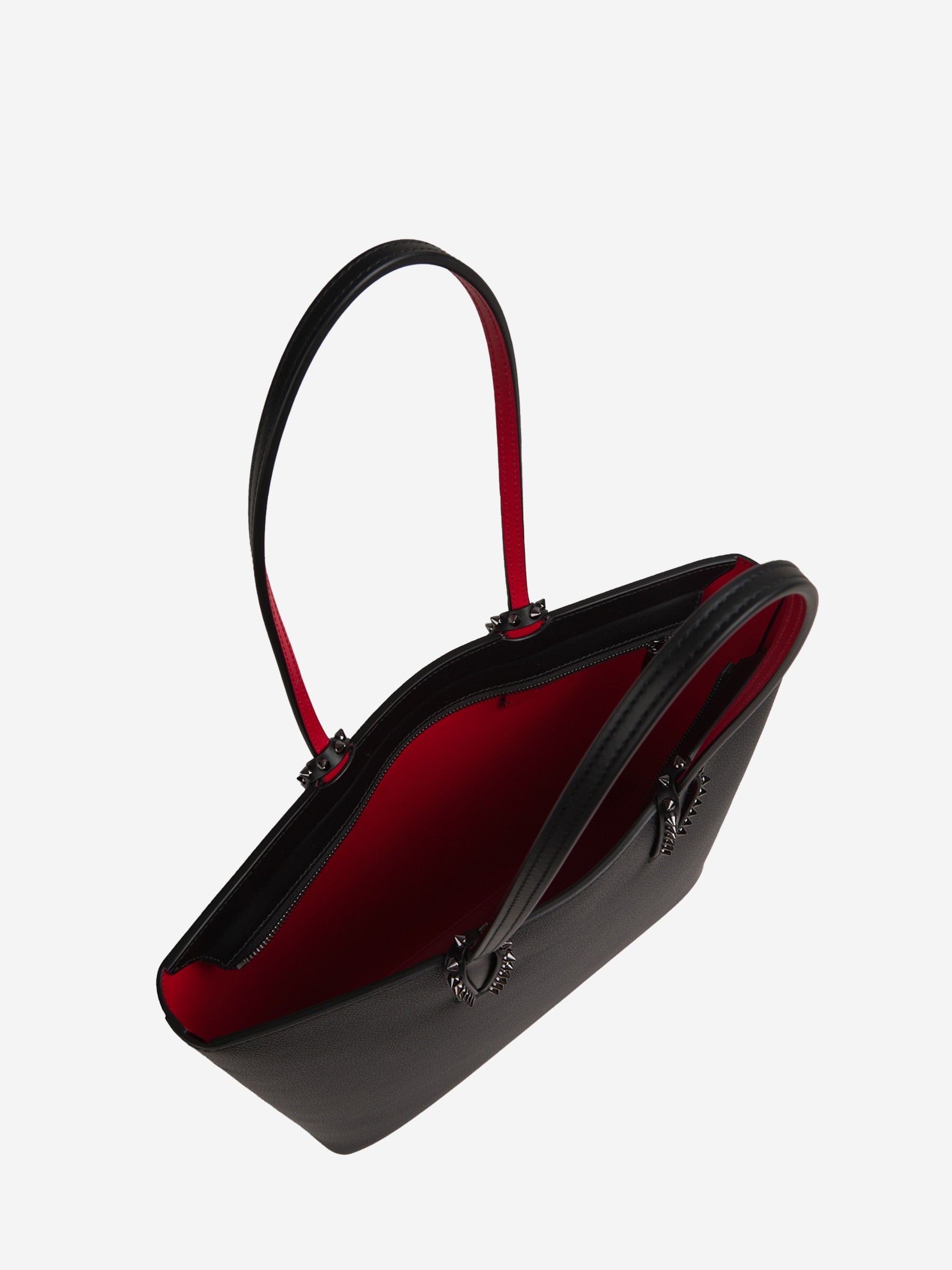 ショルダーバッグ・ポシェット CABATA LEATHER SHOULDER BAG WITH STUDS Christian Louboutin Large Cabata Stud-Embellished Leather