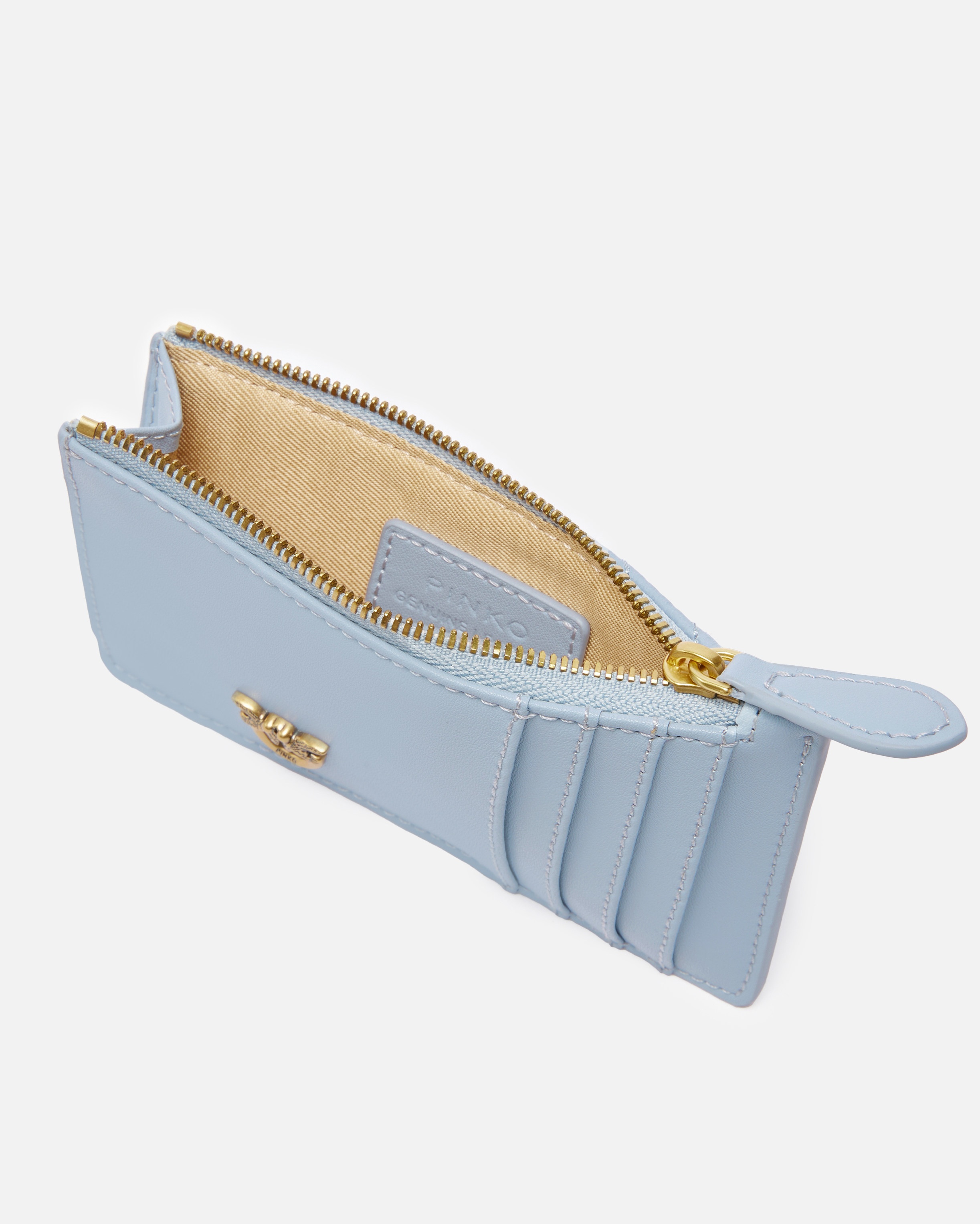 ZIPPED CHEVRON-PATTERNED CARD HOLDER - 3