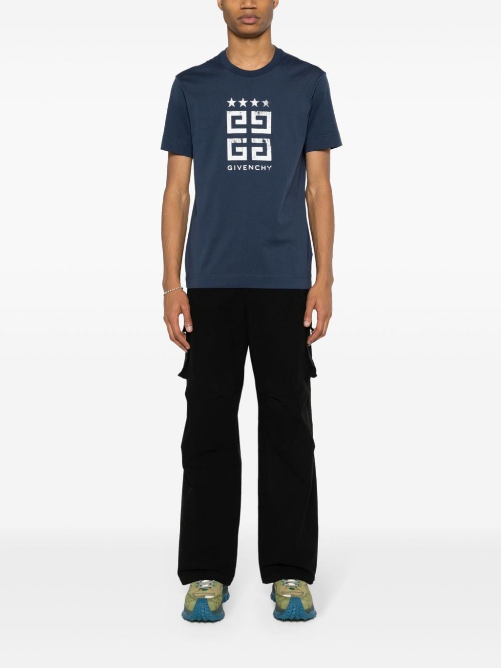 4G-print cotton T-shirt - 2