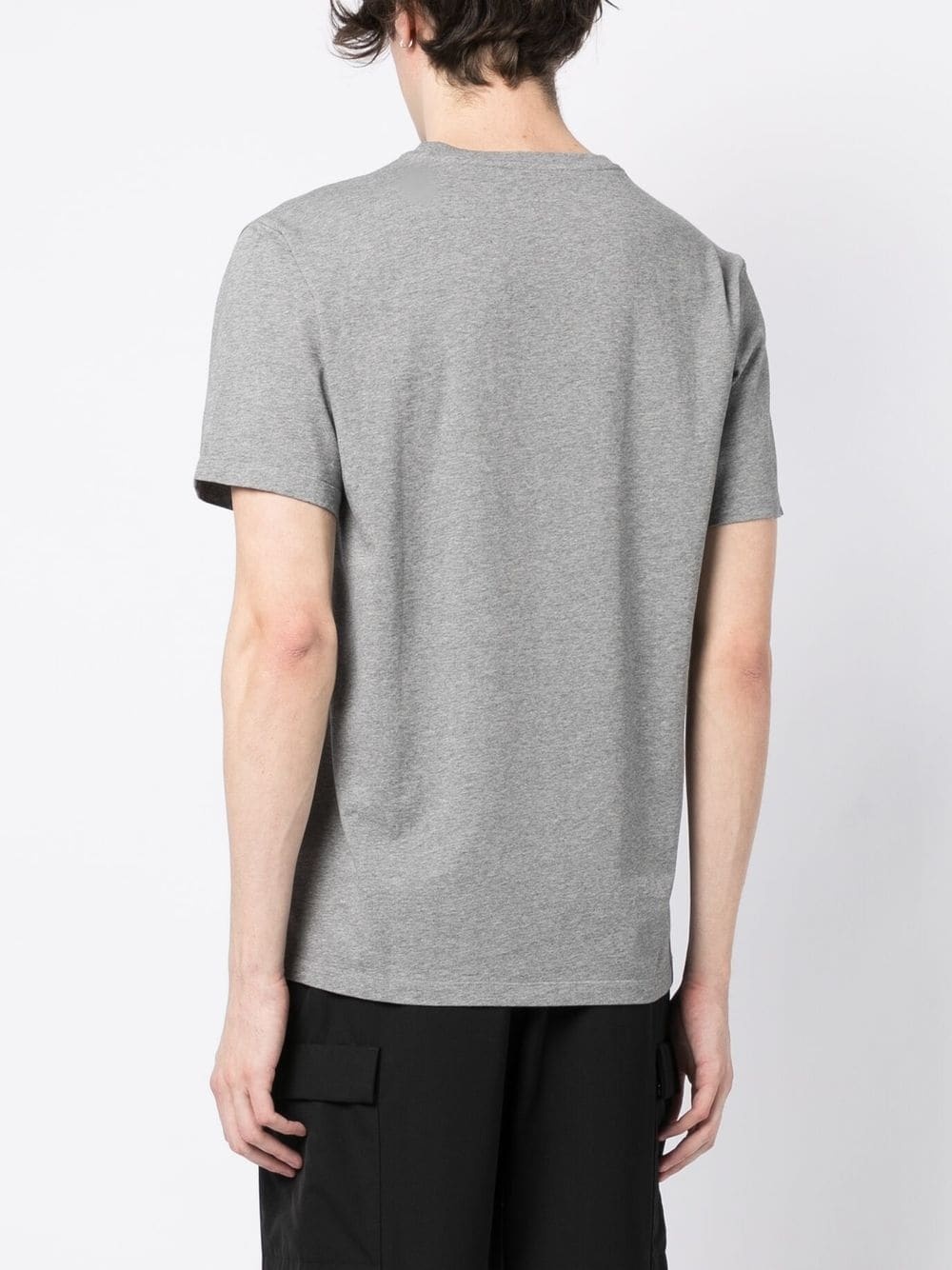 logo-embroidered cotton T-shirt - 4