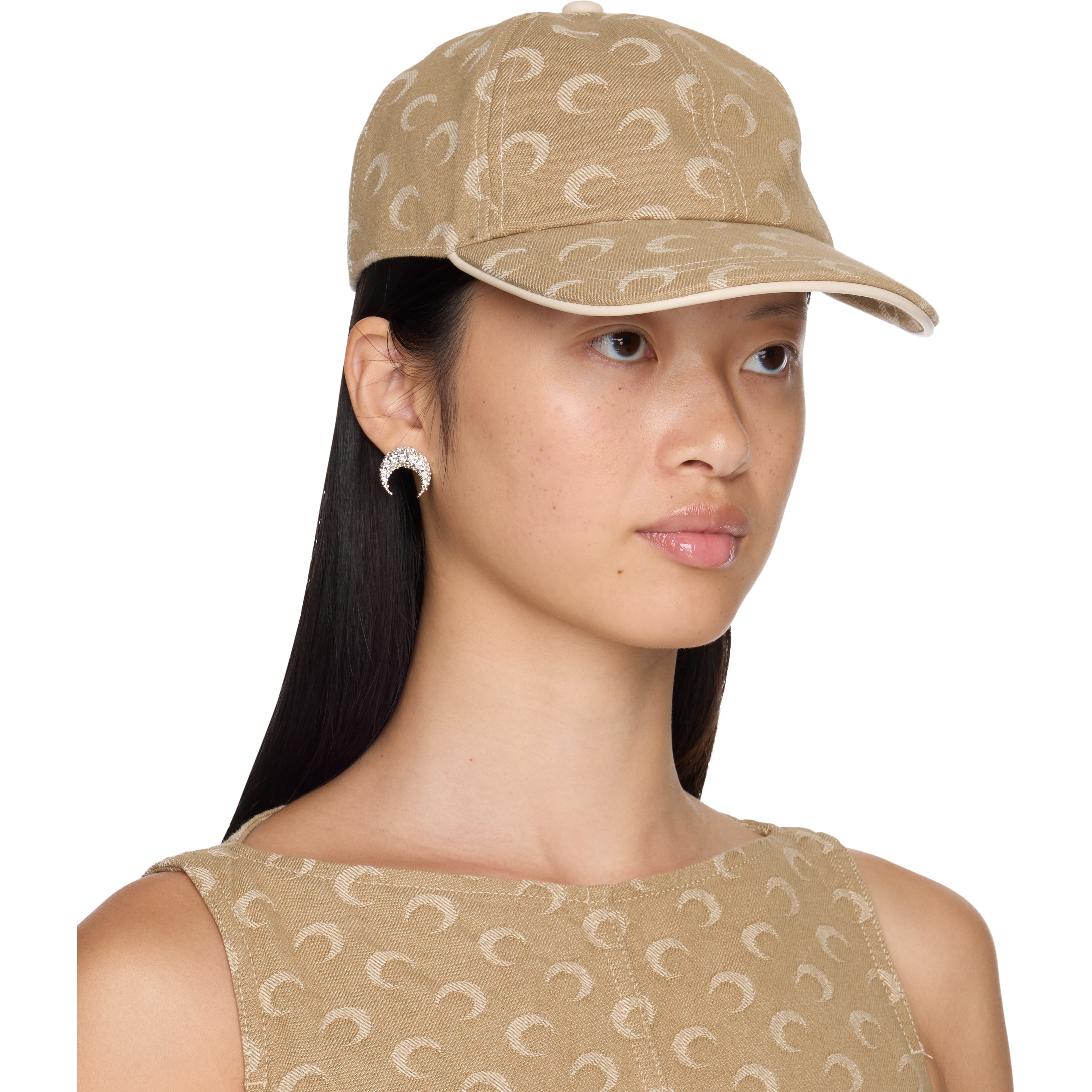 Moon Jacquard Twill Baseball Cap - 3