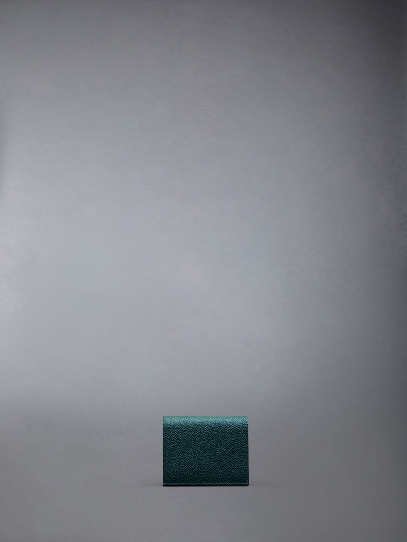 Double Card Holder in Pebble Grain Leather 1