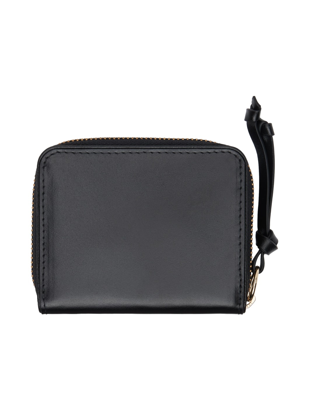 Black Square Leather Wallet - 2