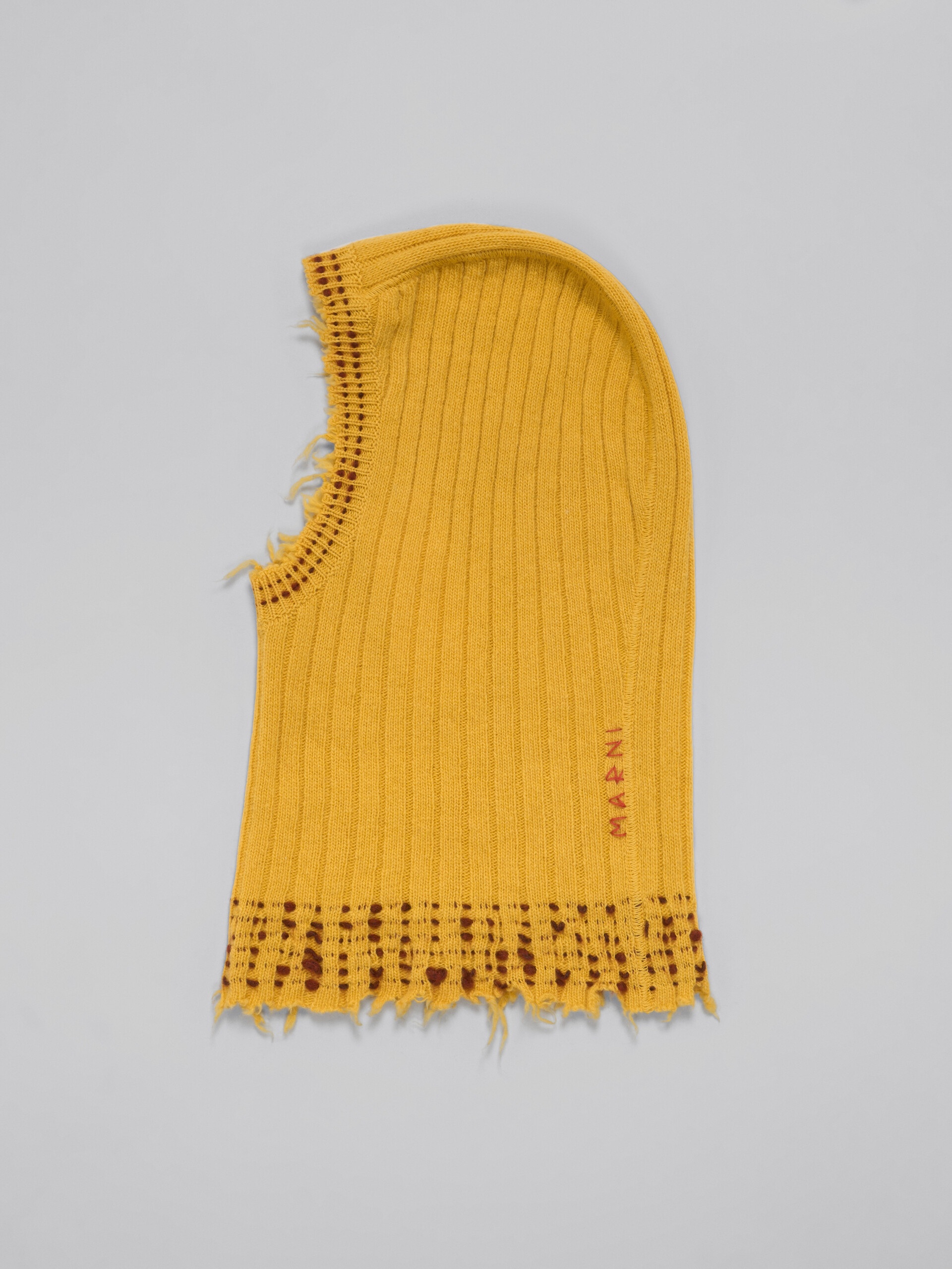 YELLOW KNITTED BALACLAVA - 3