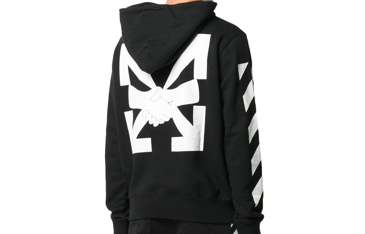 Off-White Diagonal Stripes Mens Logo Long Sleeve Sweater OMBB034F20FLE0091001 - 2