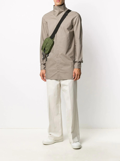 Rick Owens funnel-neck long sleeve shirt outlook