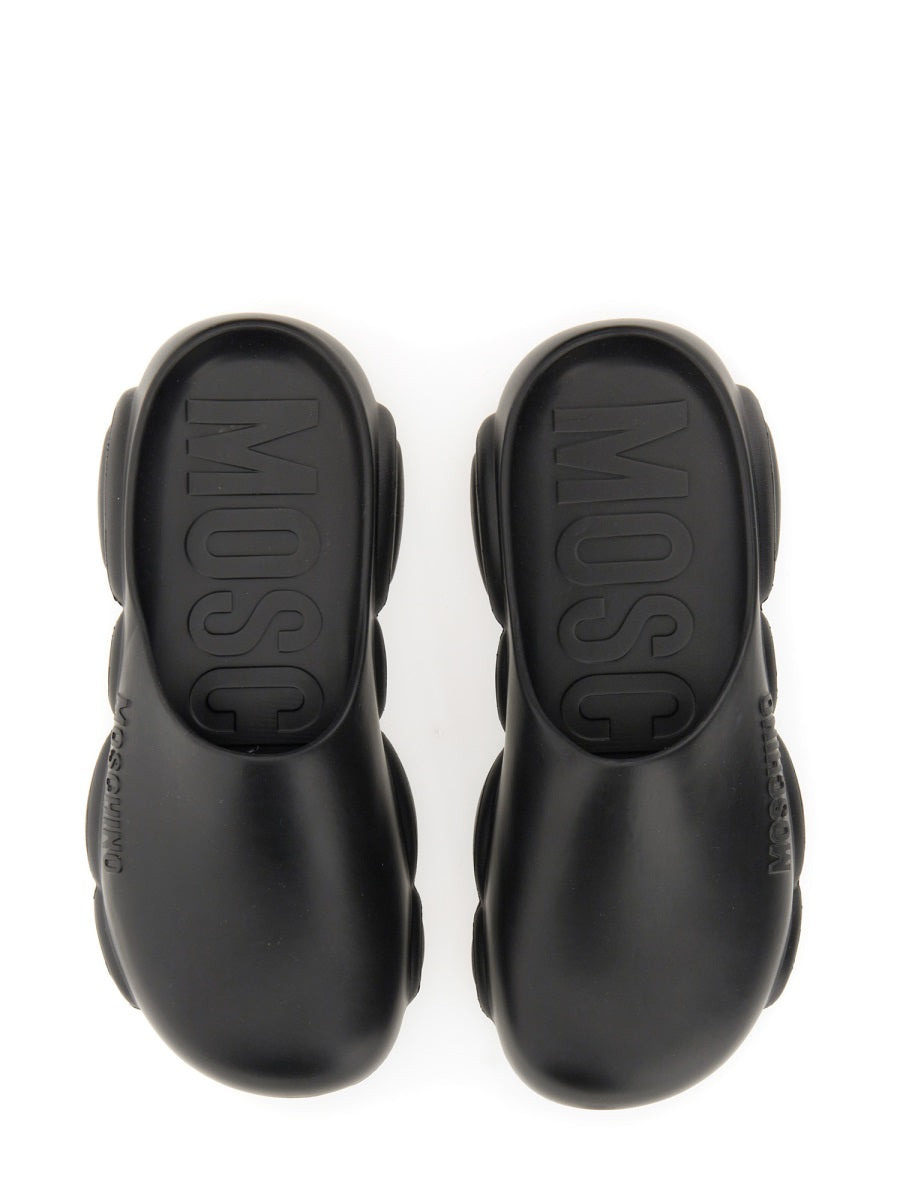 Rubber Teddy Sole Mules - 2