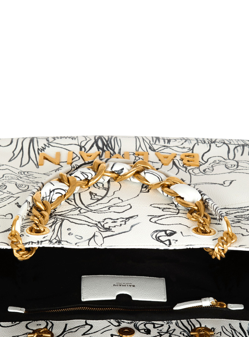 Disney x Balmain: The Lion King - 1945 Soft tote bag in Enfant Précoce print 6