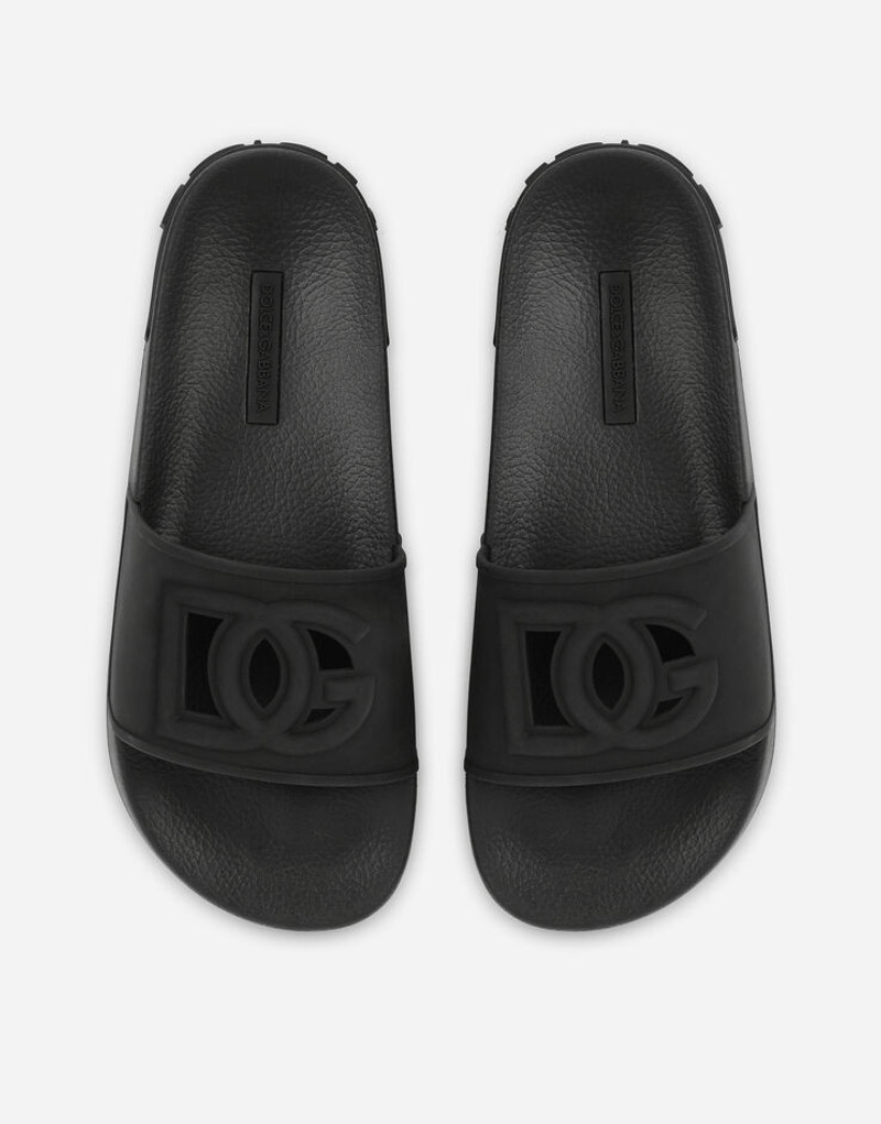 Rubber beachwear sliders with DG logo 4