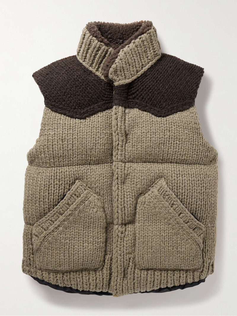 Quilted Padded Wool Gilet 1