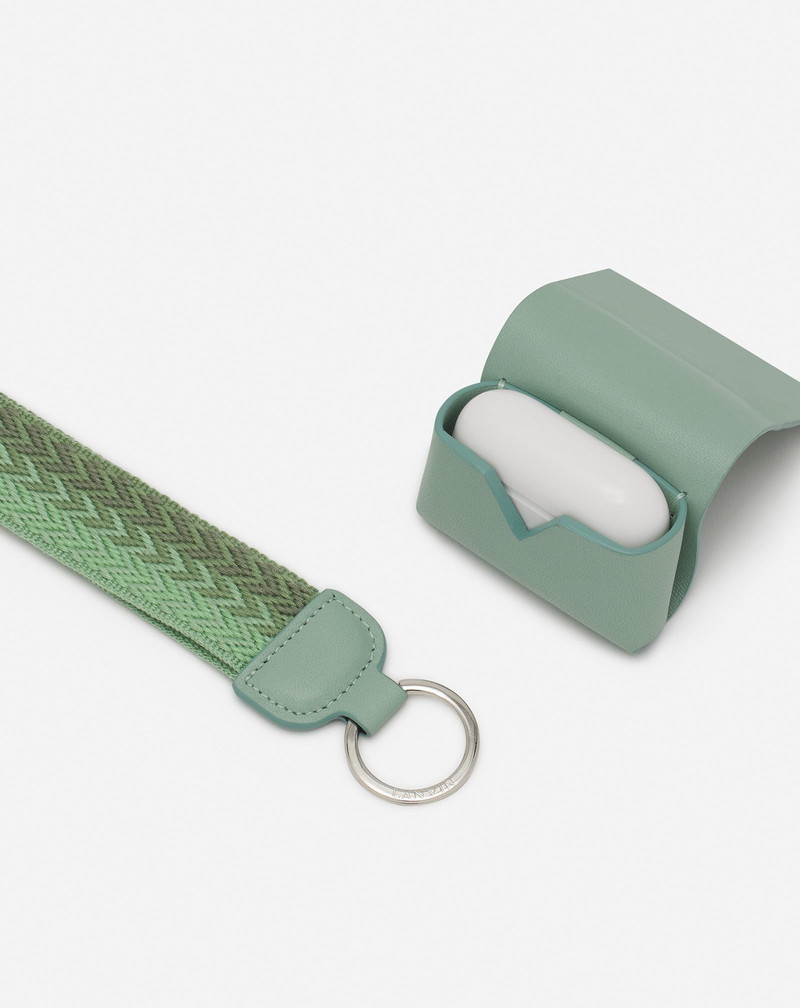 LANVIN SIGNATURE LEATHER CASE FOR AIRPODS PRO 4