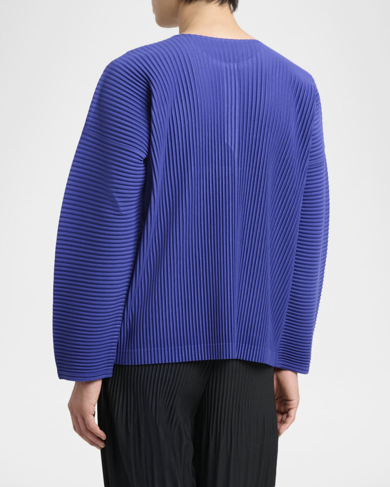 Men's Monthly Colors Pleated Long-Sleeve Shirt 3