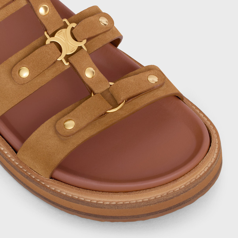 SLIDES TIPPI in Suede Calfskin 4