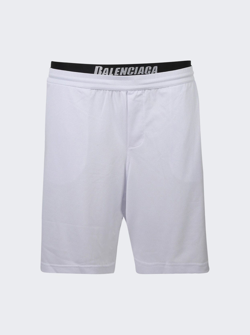 technical-mesh jersey swim shorts - 1
