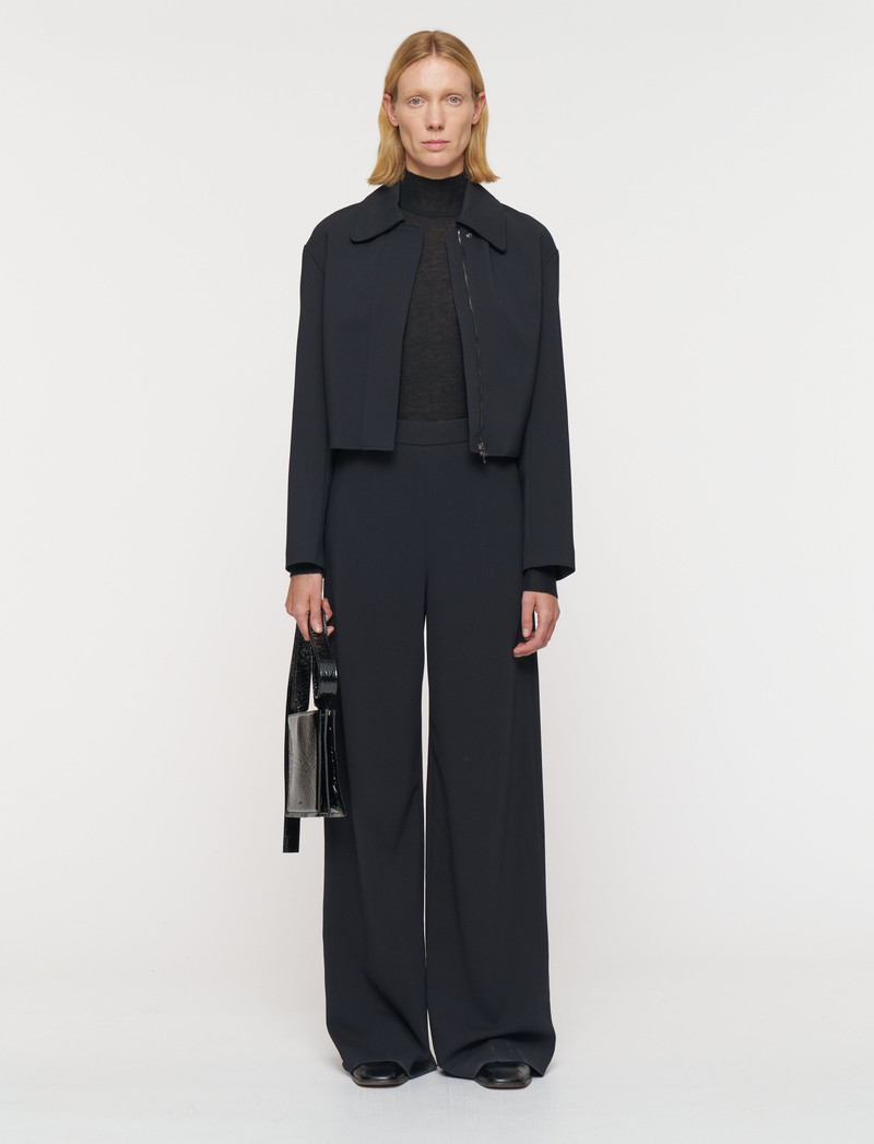 JOSEPH Alane Comfort Cady Trousers outlook