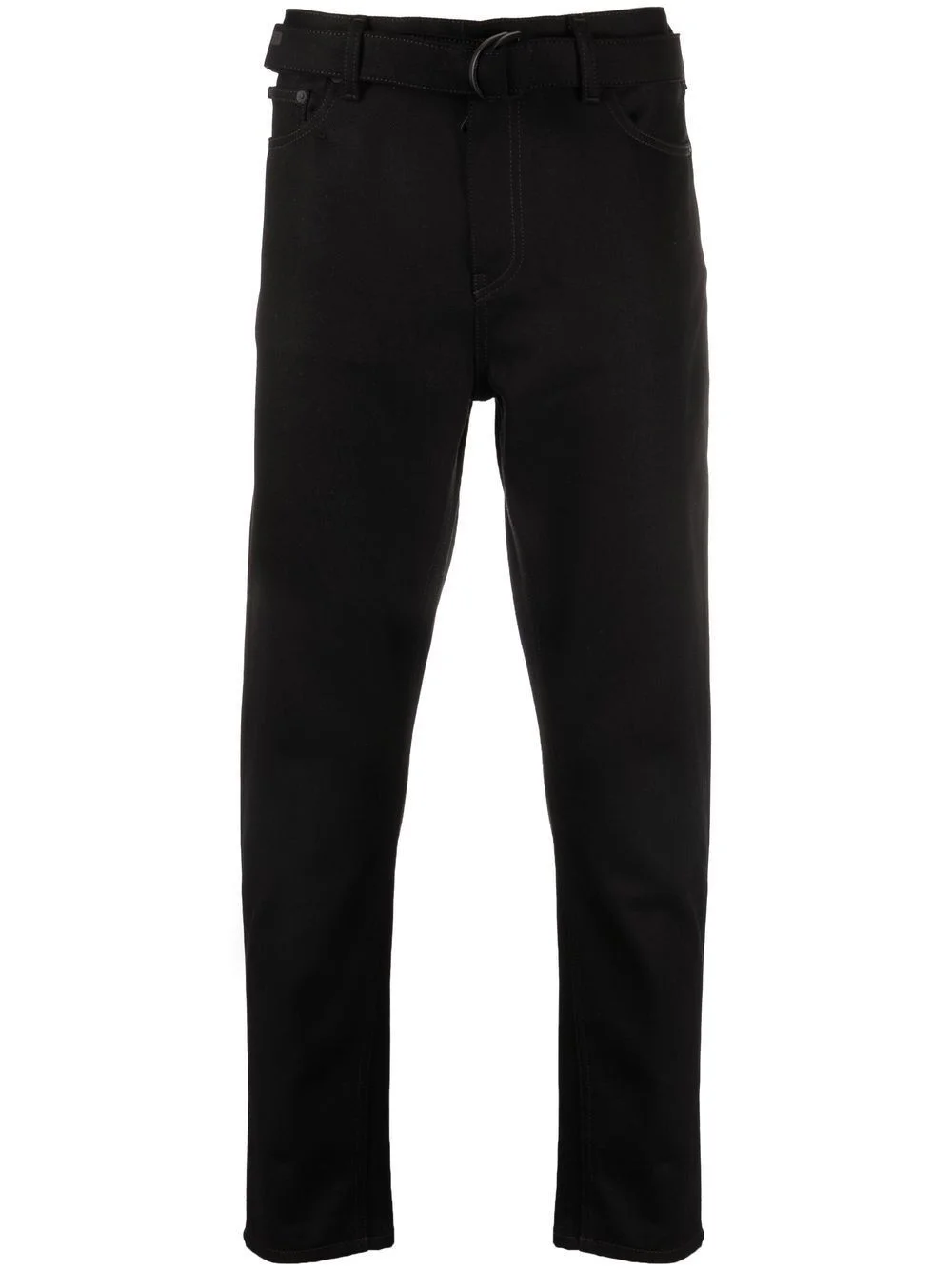 Indust belted slim-fit jeans - 1