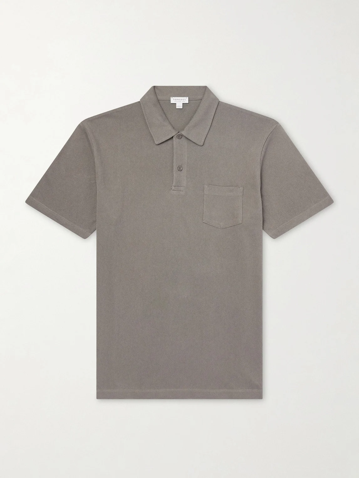 Riviera Cotton-Mesh Polo Shirt - 1
