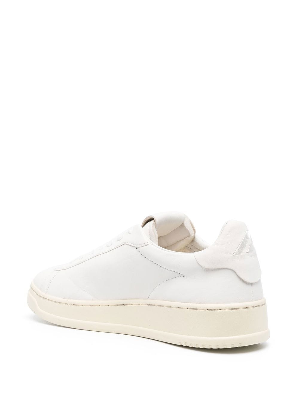 logo-patch lace-up sneakers - 3