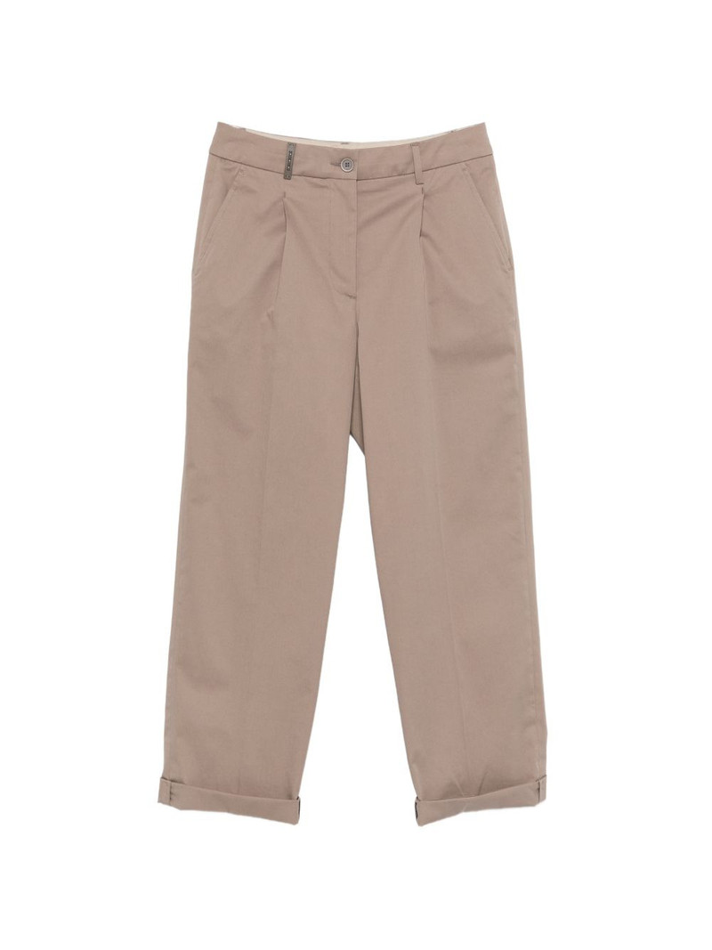 cuffed pleated trousers 1
