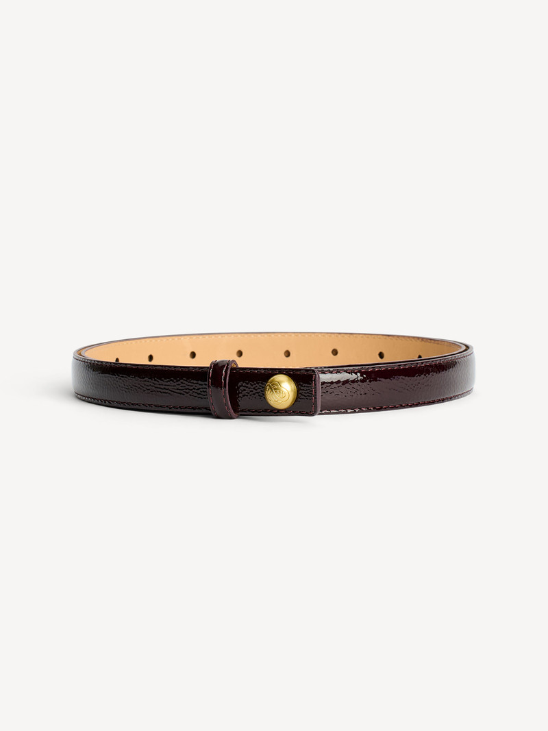 Freya patent leather belt 1