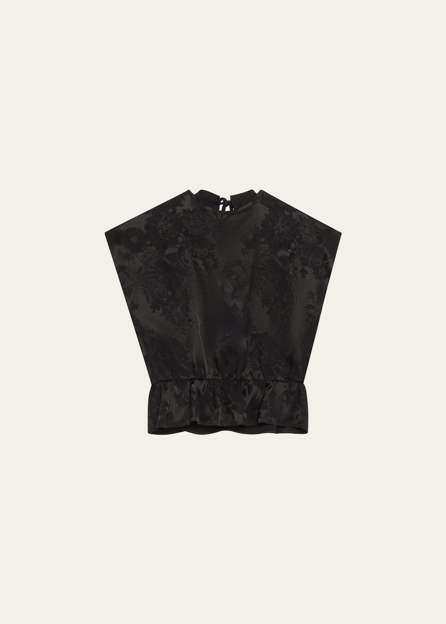 Floral Short-Sleeve Top - 1
