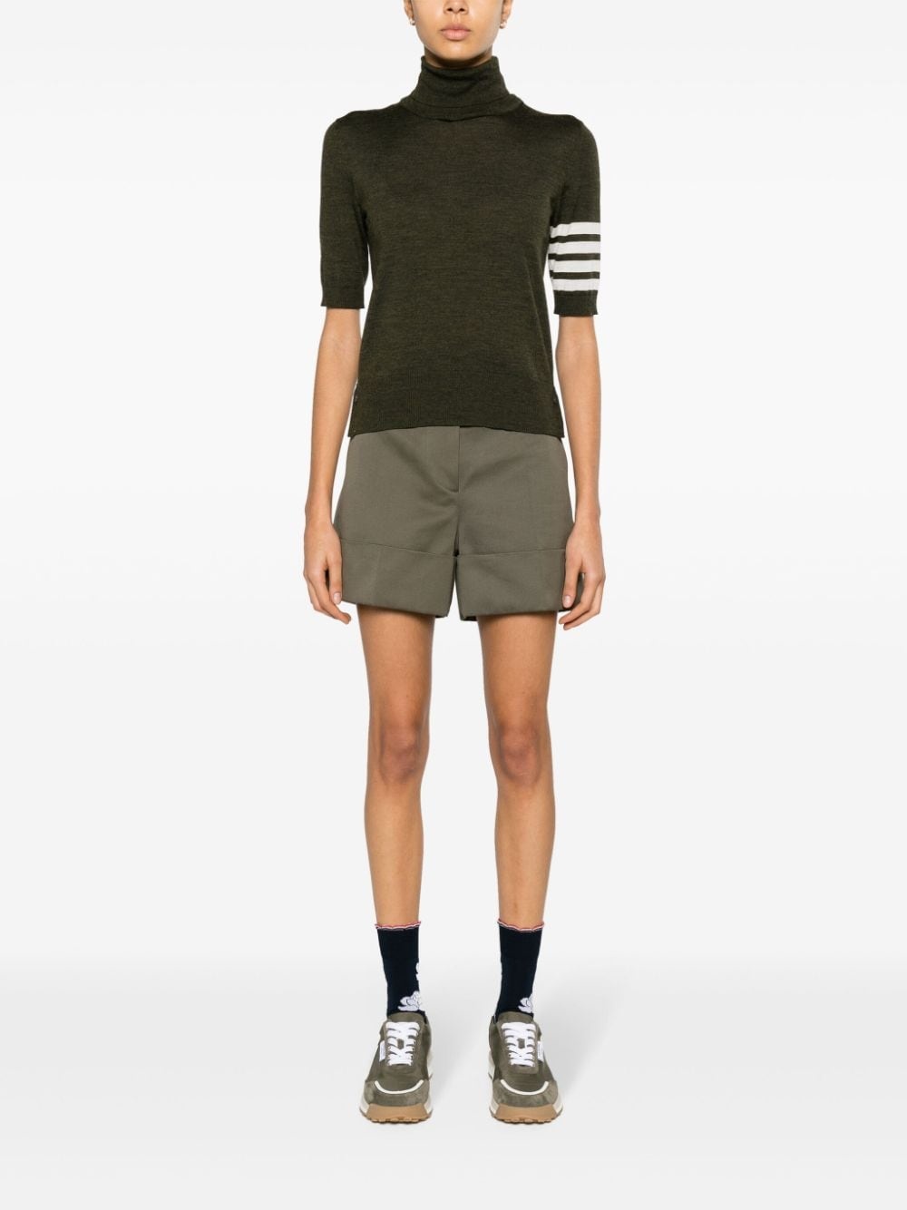 tailored cotton shorts - 2