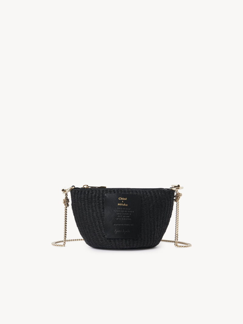 CHLOÉ ZIPPERED MINI BASKET WITH CHAIN 1