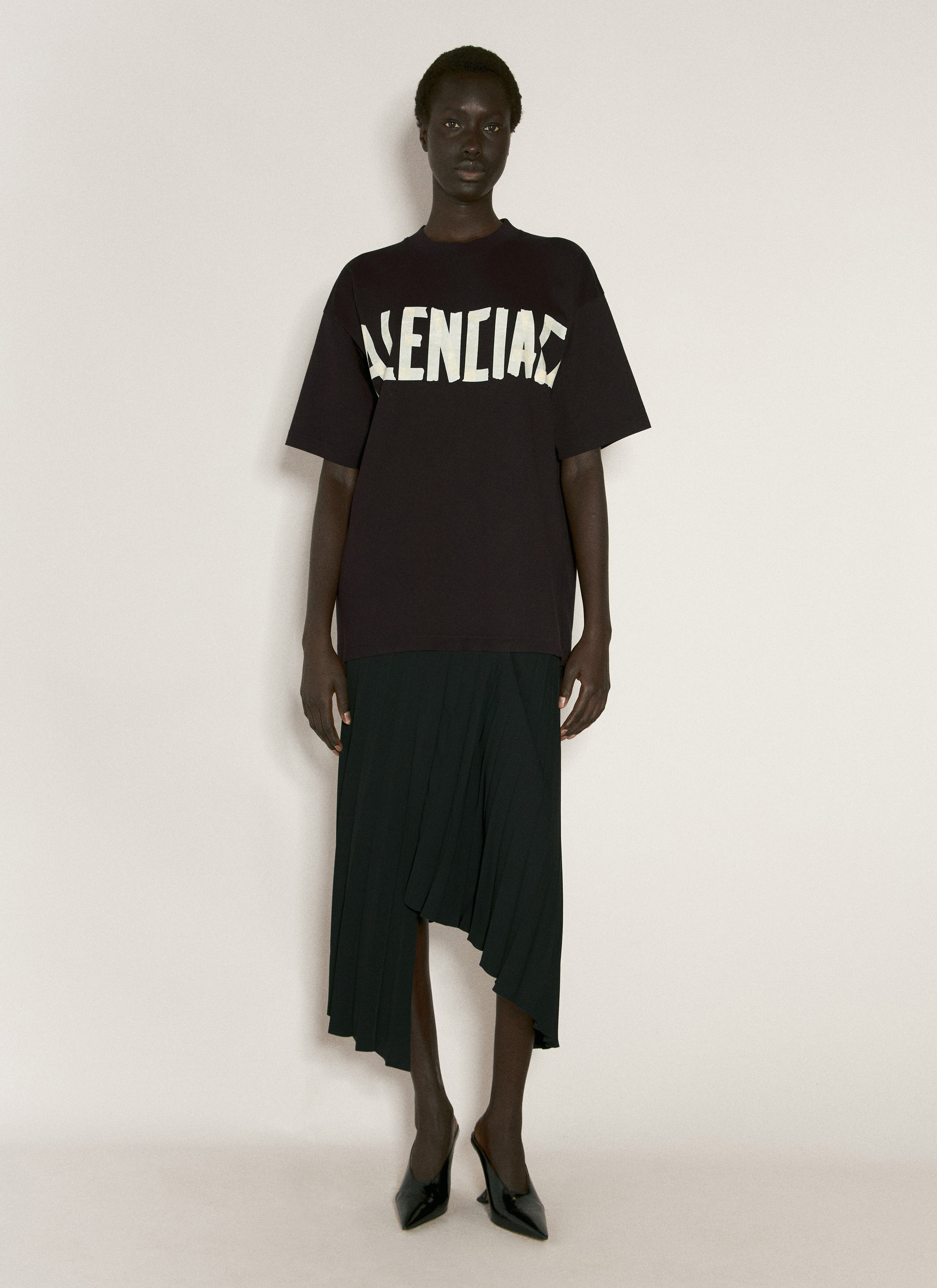 BALENCIAGA T-Shirt Pleated Dress | lncc | REVERSIBLE