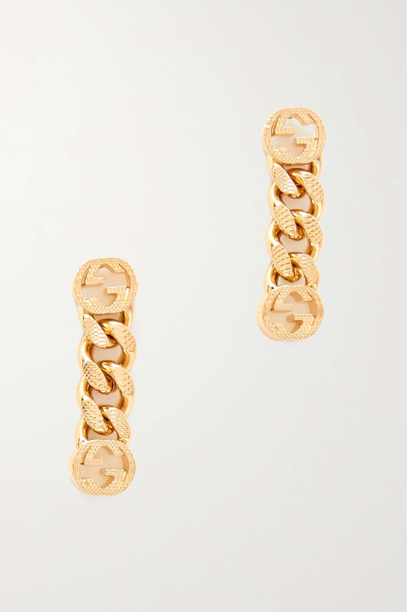 Gold-tone earrings - 1