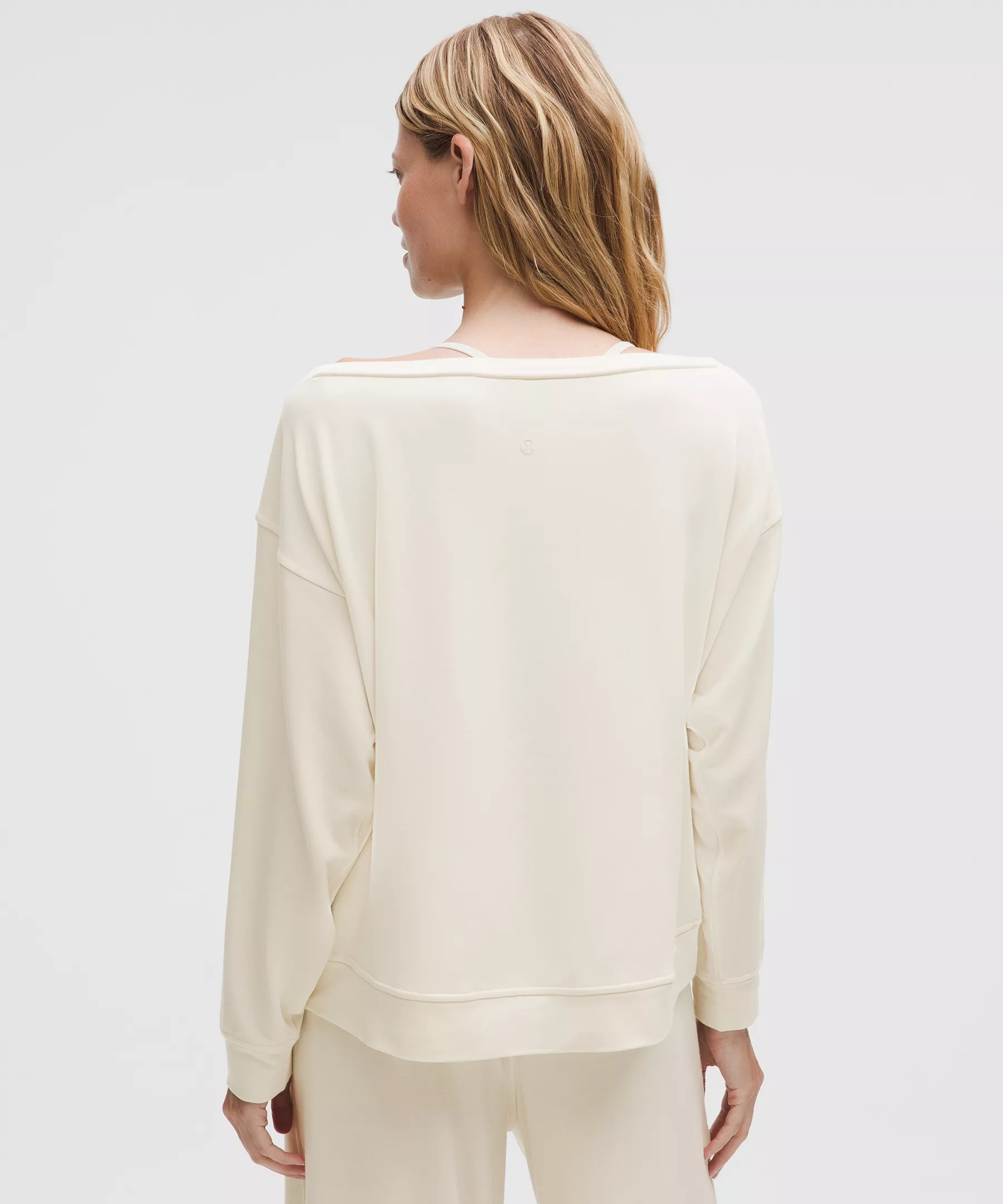 BeCalm Oversized Boatneck Long-Sleeve Shirt - 3