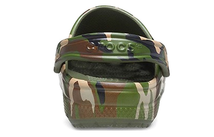 Crocs Beach Army Green Camouflage Sandals 206454-3TC - 5