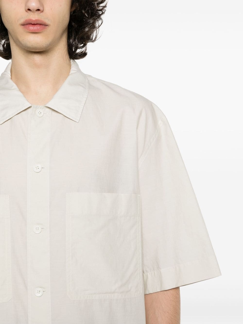 spread-collar shirt - 5