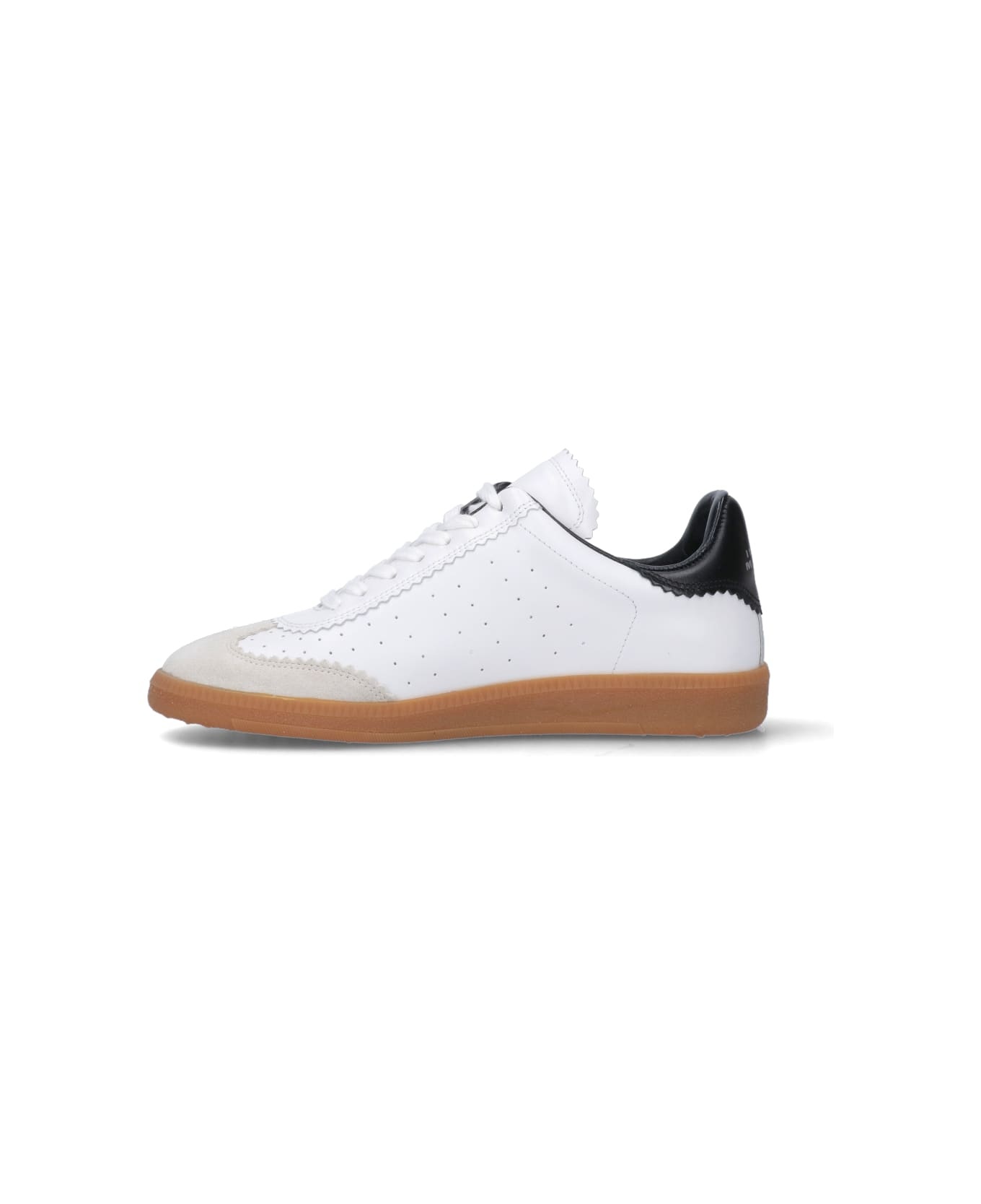 Bryce Sneakers In White Suede And Leather - 3