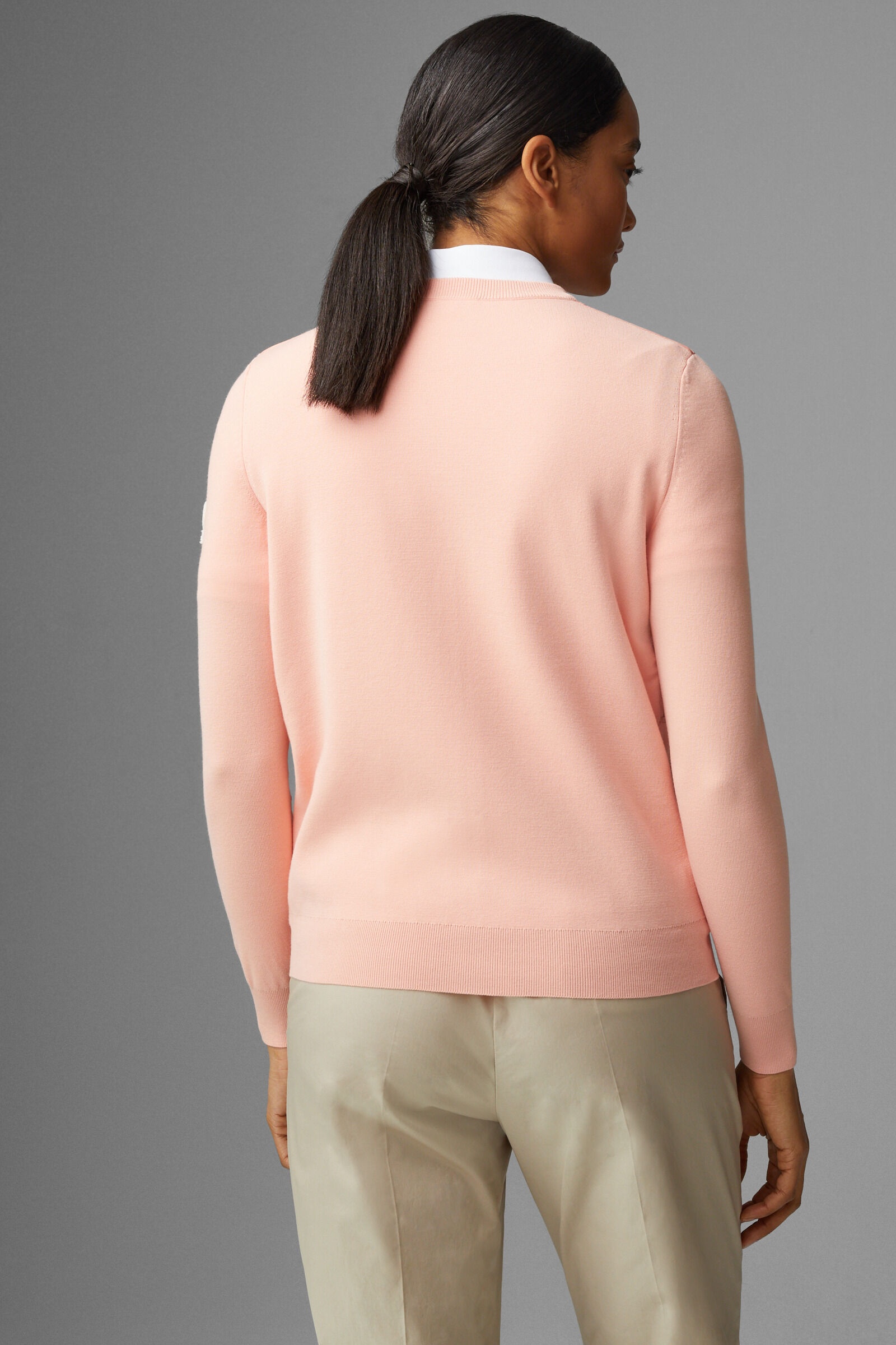 Anja Hybrid knit jacket in Pink - 3