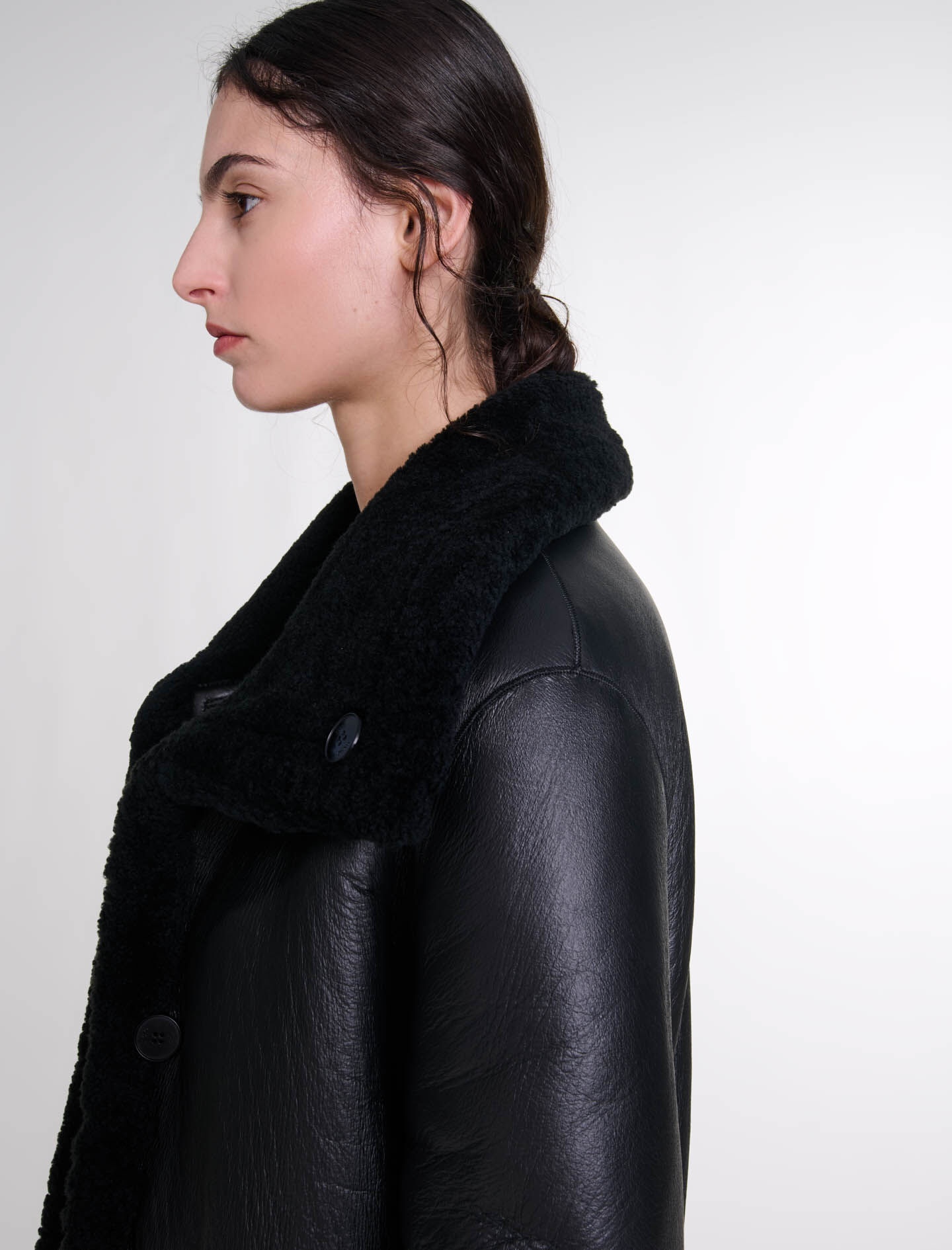 Reversible leather coat - 6