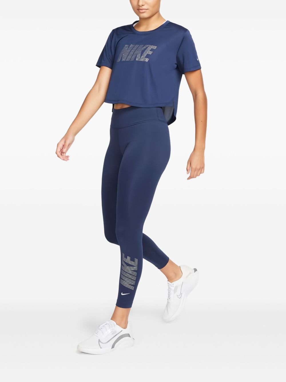 graphic-print 7/8 leggings - 2