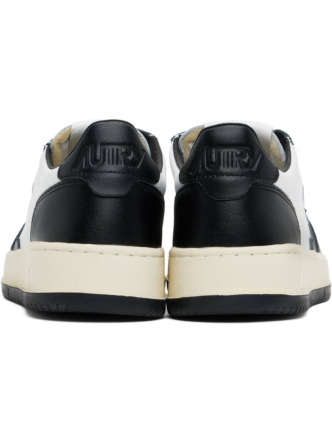 Black & White Medalist Low Sneakers - 2