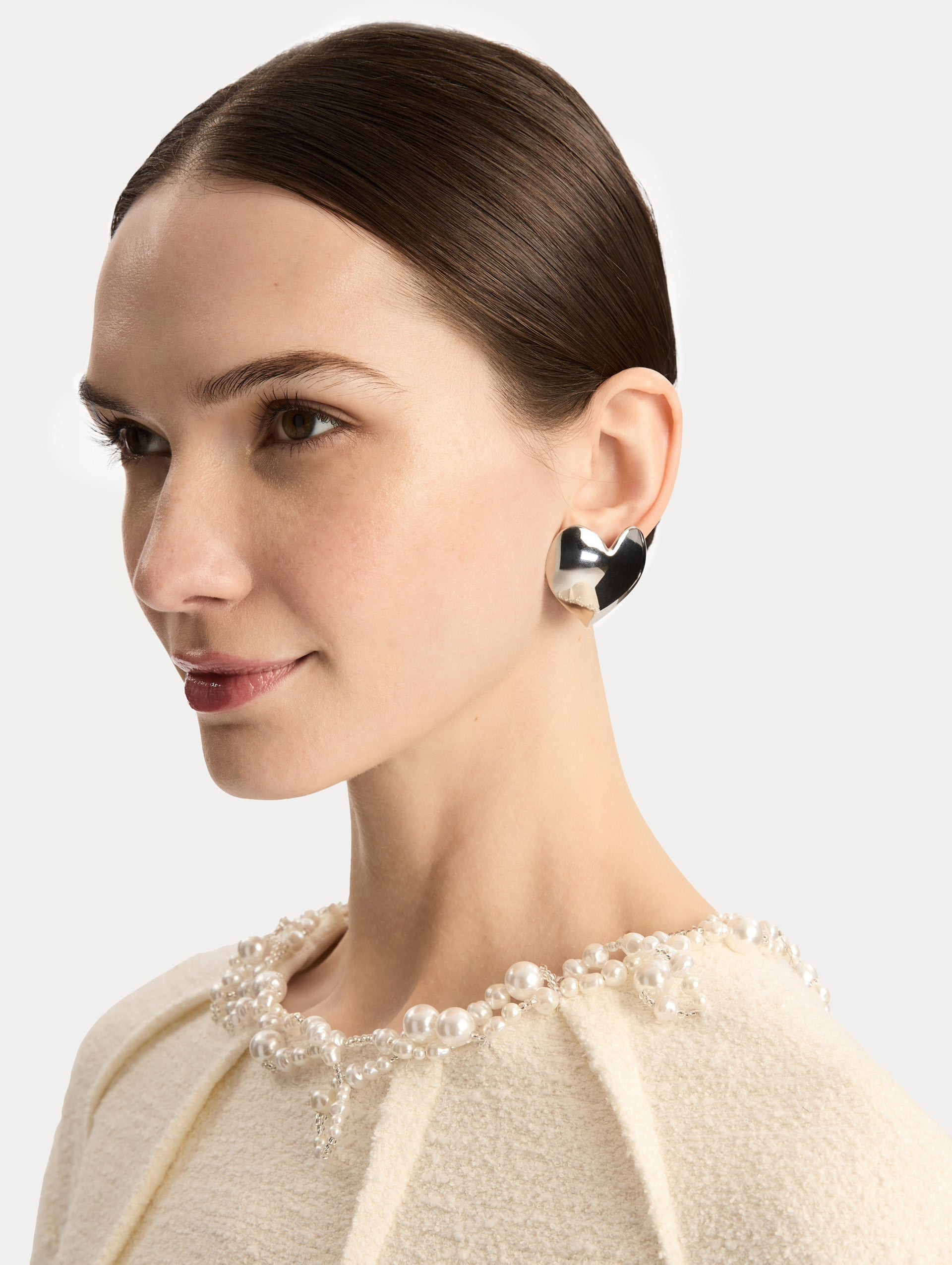 HEART CLIP-ON EARRINGS - 2