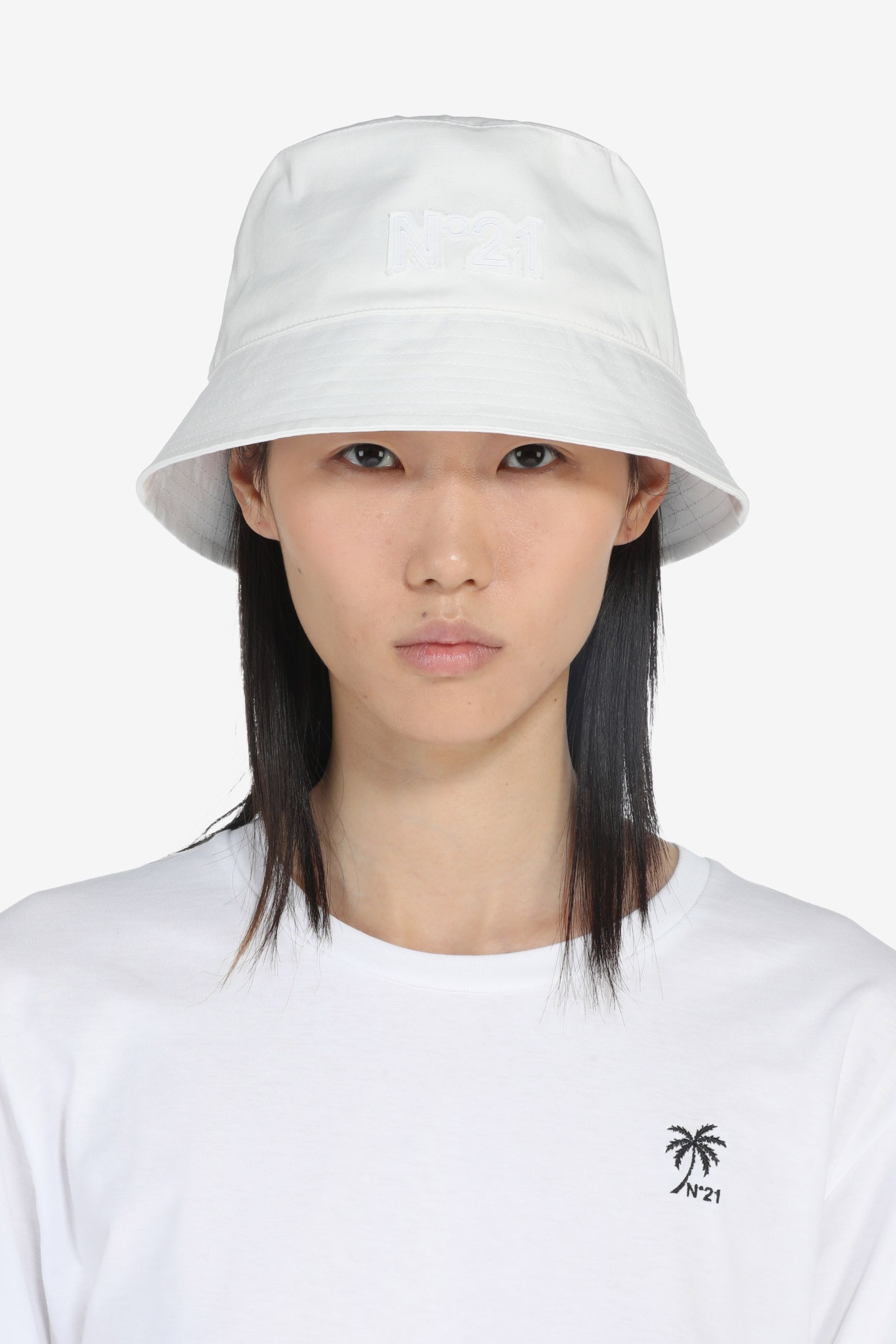 LOGO-APPLIQUÉ BUCKET HAT - 1