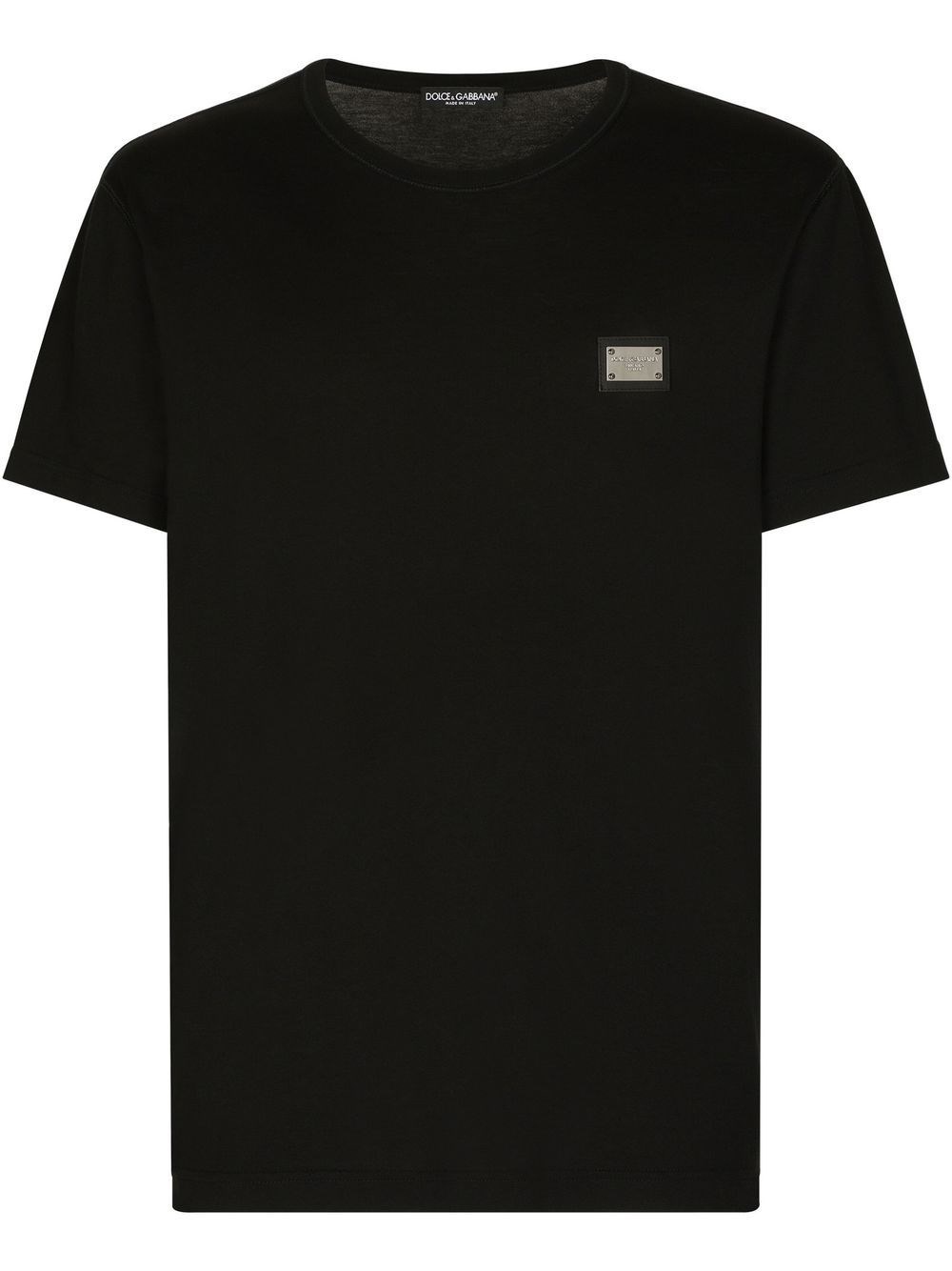 Logo cotton t-shirt - 1