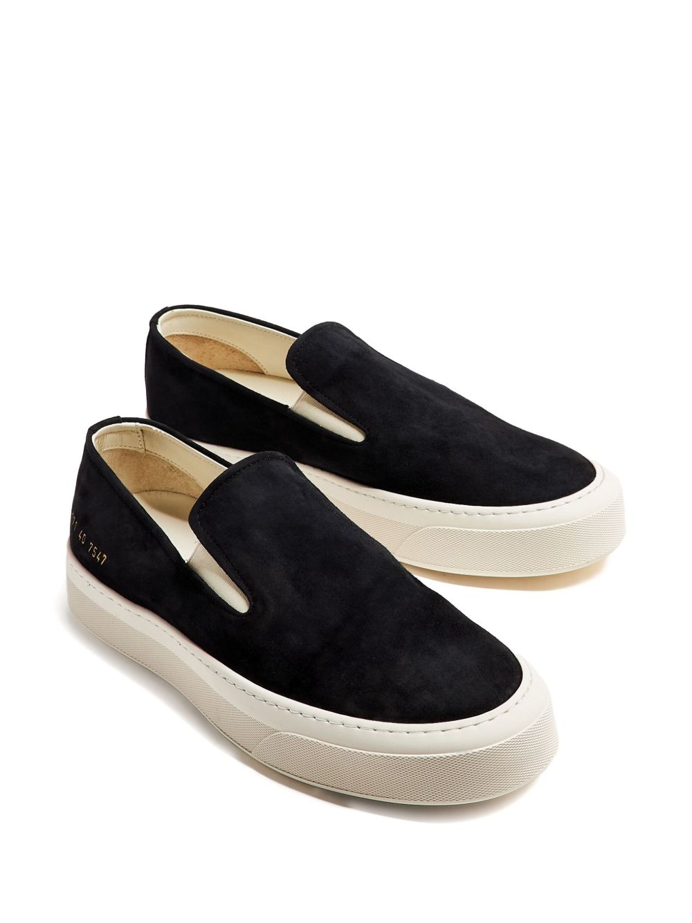 slip-on suede sneakers - 2