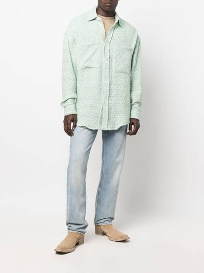 Faith Connexion textured long sleeve shirt outlook