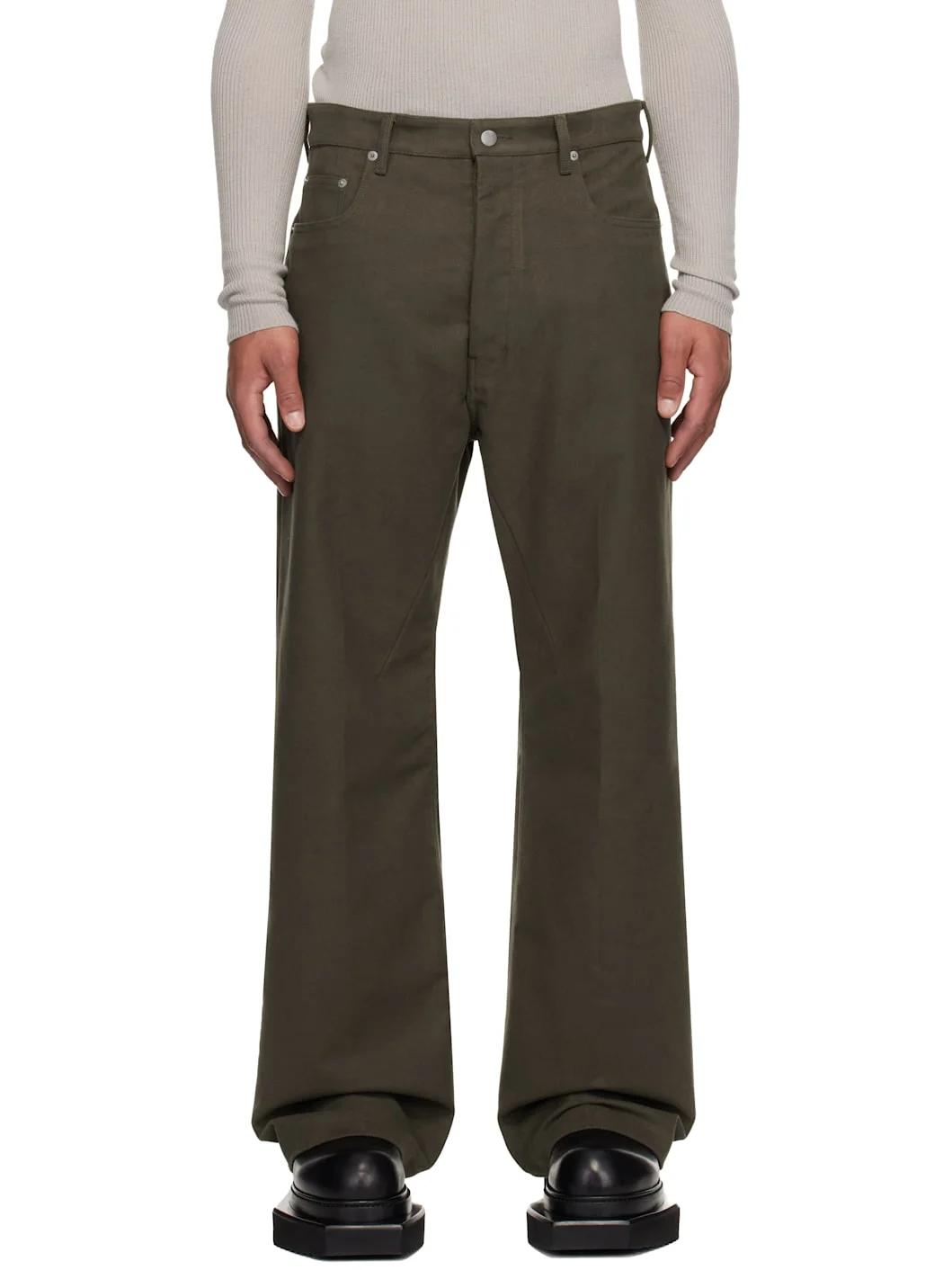 Khaki Concordians Geth Jeans - 1