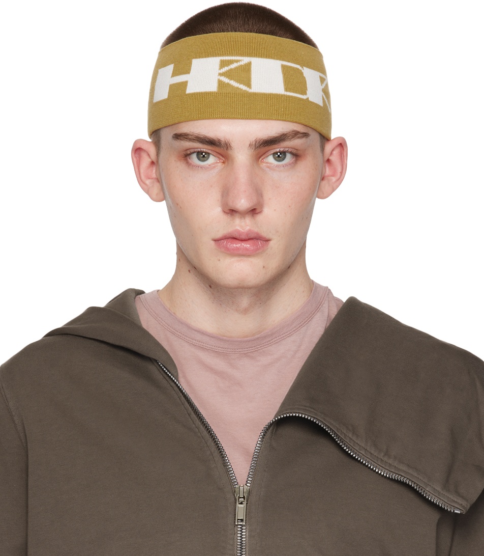【RICK OWENS DRKSHDW】HRDR HEADBAND Rick Owens DRKSHDW Gray 'HRDR' Headband Rick Owens Drkshdw