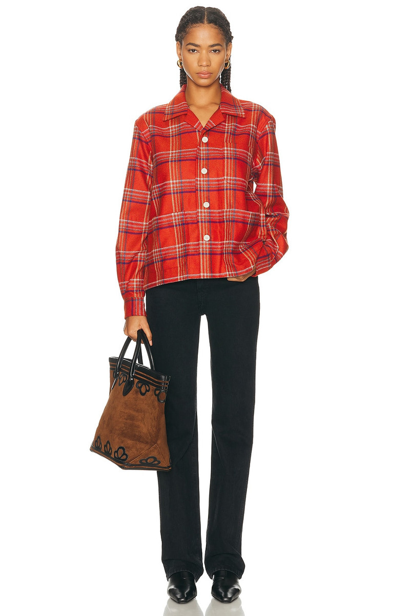 BODE Gable Plaid Overshirt outlook