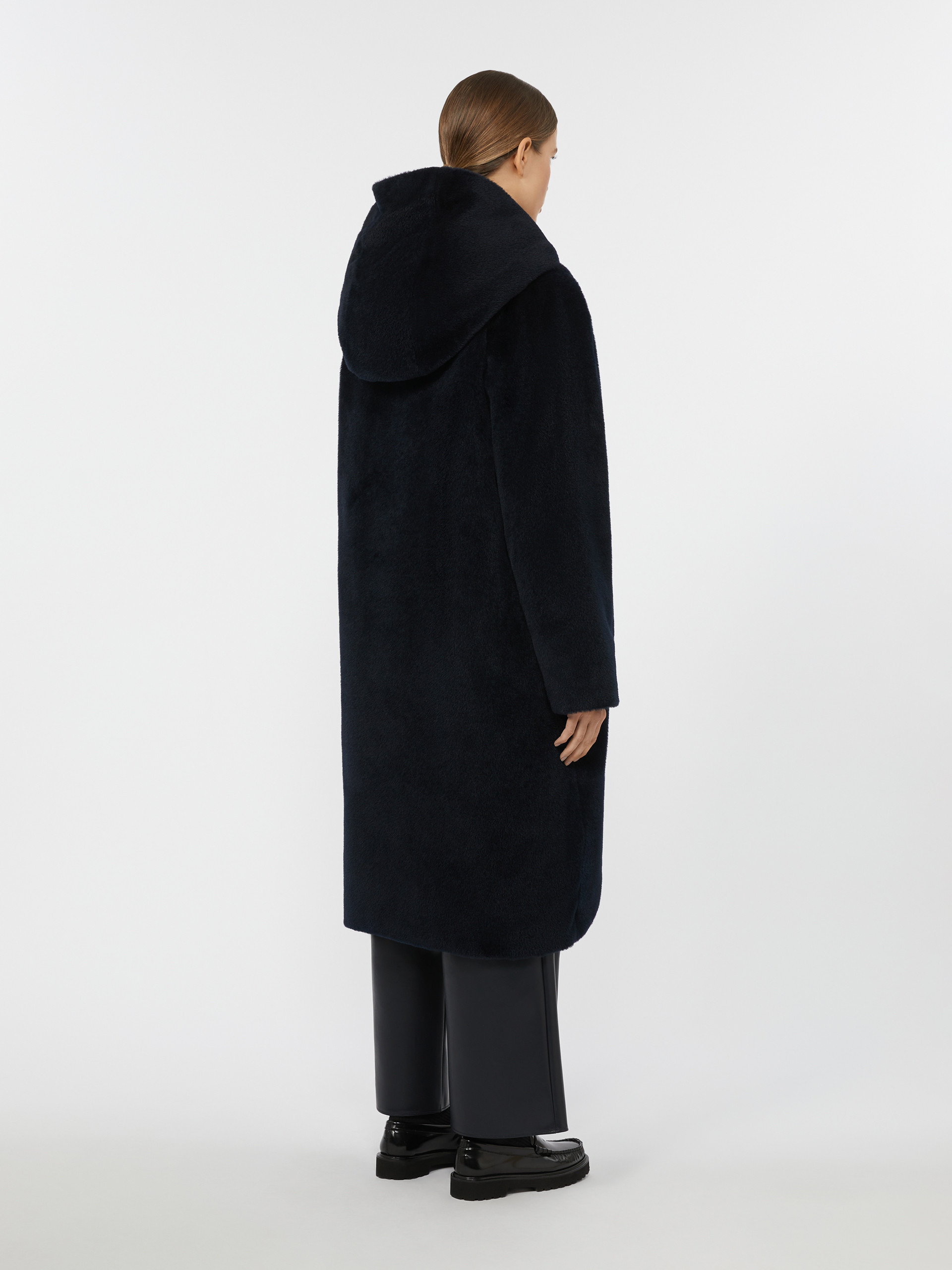 ORION Reversible down jacket in water-repellent fabric and faux fur - 4