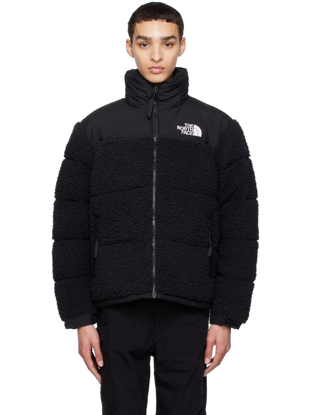 Black Nuptse Down Jacket - 1